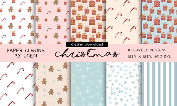 Candy Cane Gingerbread Man Christmas: Festive Design Assets