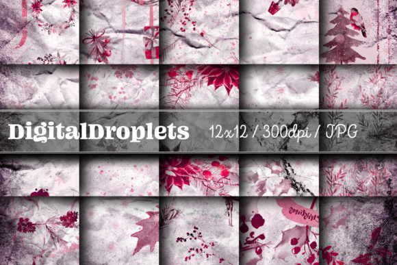 Christmas on Parchment Vol. 13: A Design Asset for Vintage Aesthetics