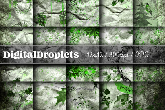 Christmas on Parchment Vol. 7: Vintage Digital Design Assets