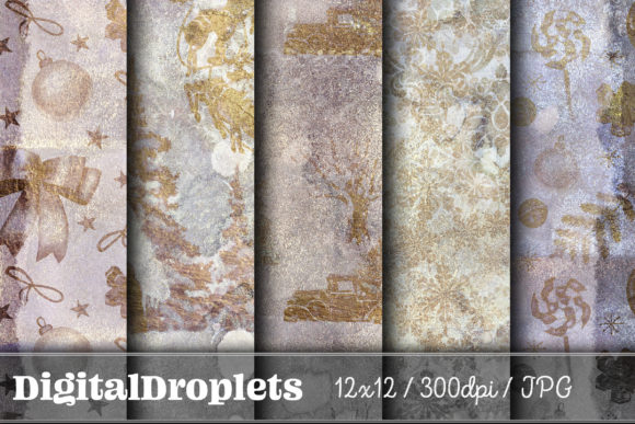 Christmas Shine Vol. 2: Vintage Textures for Design