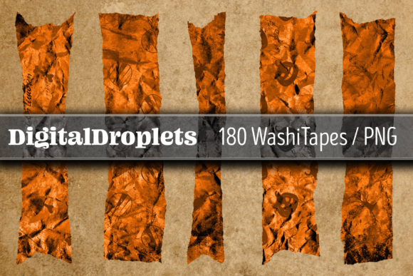 Halloween Goth Vol. 2: 180 Unique Washi Tapes for Bold Design
