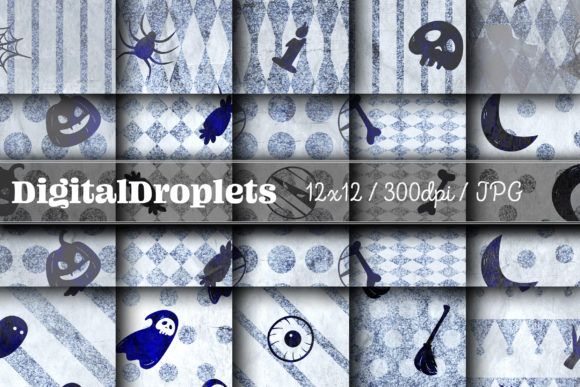 Halloween Papers Vol. 21 | Collection: Gothic Texture for Modern Design