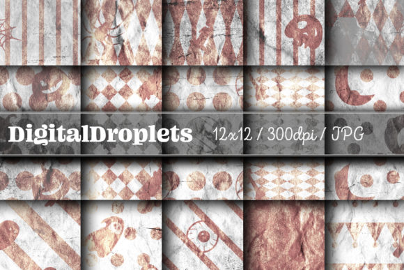 Halloween Papers Vol. 22: Gothic Textures for Design