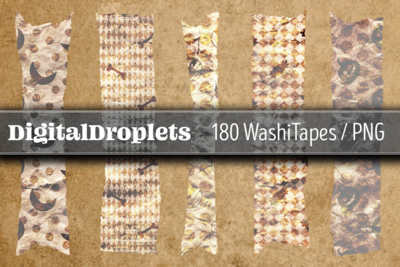 Halloween Papers Vol. 6 | 180 Washi: Elevate Your Seasonal Designs