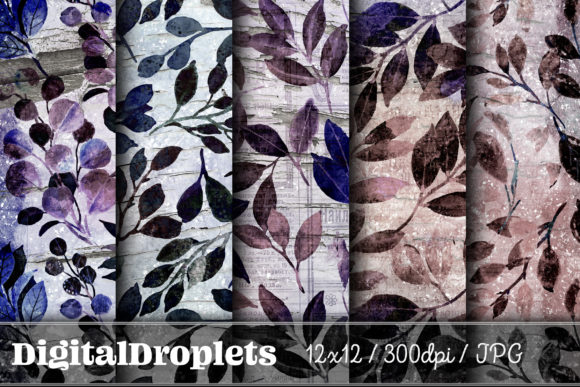 Leaves in the Wind Vol. 4: Vintage Textures for Modern Design